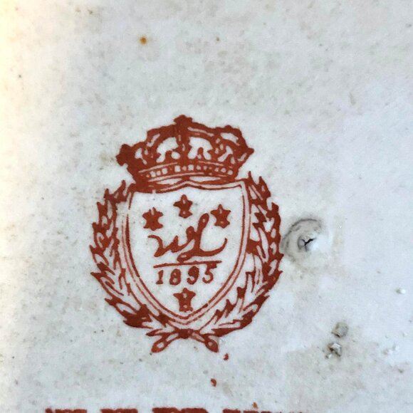 NWT WONG LEE Hand Painted Porcelain Bronze Ormolu Oval Tray Soap Dish 8x4" - Picture 7 of 7